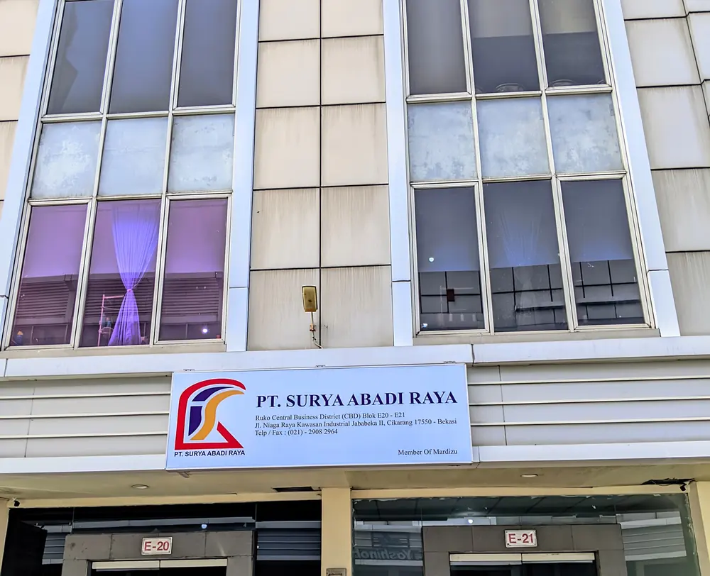 Kantor PT Surya Abadi Raya di Ruko Central Business District, Jababeka II
