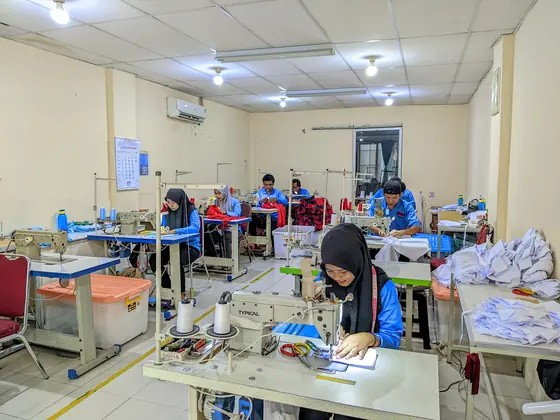 Lini Jahit Produksi